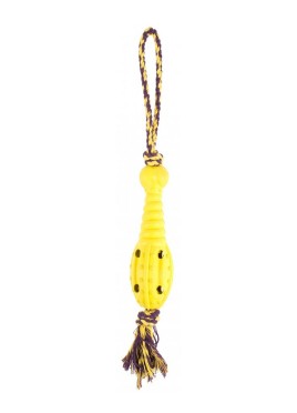Pet Brands Rope And Rubber Rocket Dog Toy 